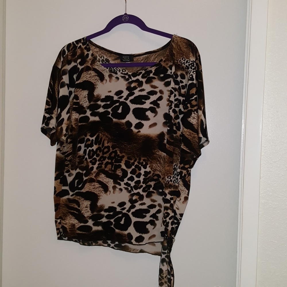 🌷Shannon Ford New York Animal Print Blouse